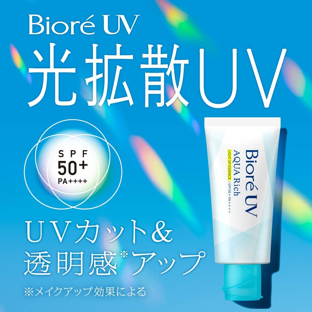 Amazon.co.jp: UV アクアリッチ ライトアップ エッセンス 110g SPF50+